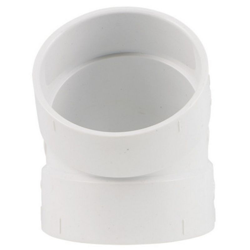 Kolano 38 stopni PVC (2038-HXH), instalacja odkurzacze centralne - obrazek 2