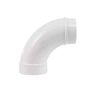 Kolano długie 90 stopni jednokielichowe PVC (MX46), instalacja odkurzacze centralne