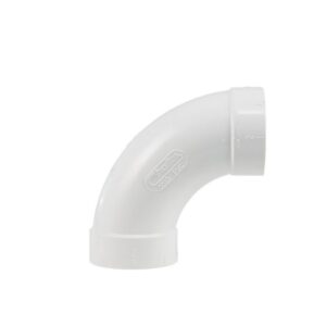 Kolano długie 90 stopni PVC  (5510; SV8042), instalacja odkurzacze centralne