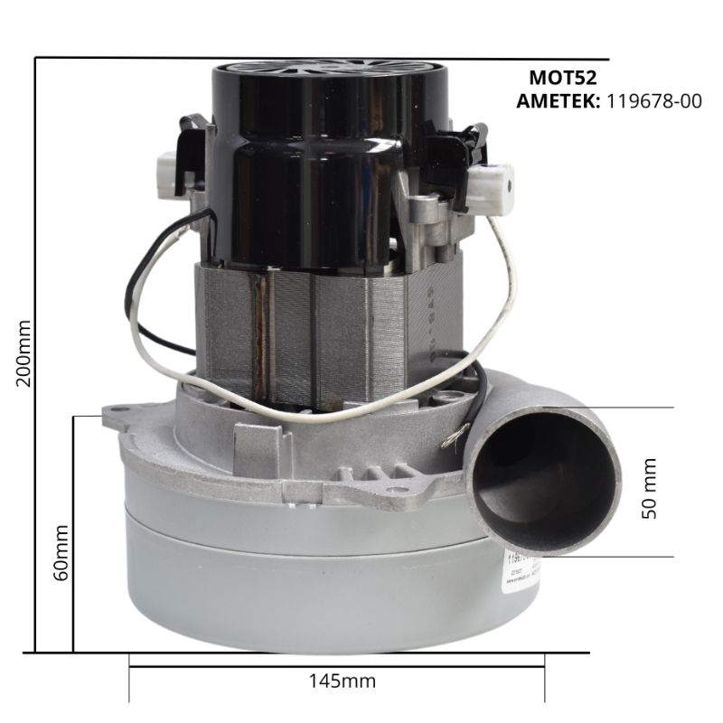 Silnik MOT52 do jednostki Duovac Simplici-T 523, Symphonia 523E, Signature 200 - obrazek 3