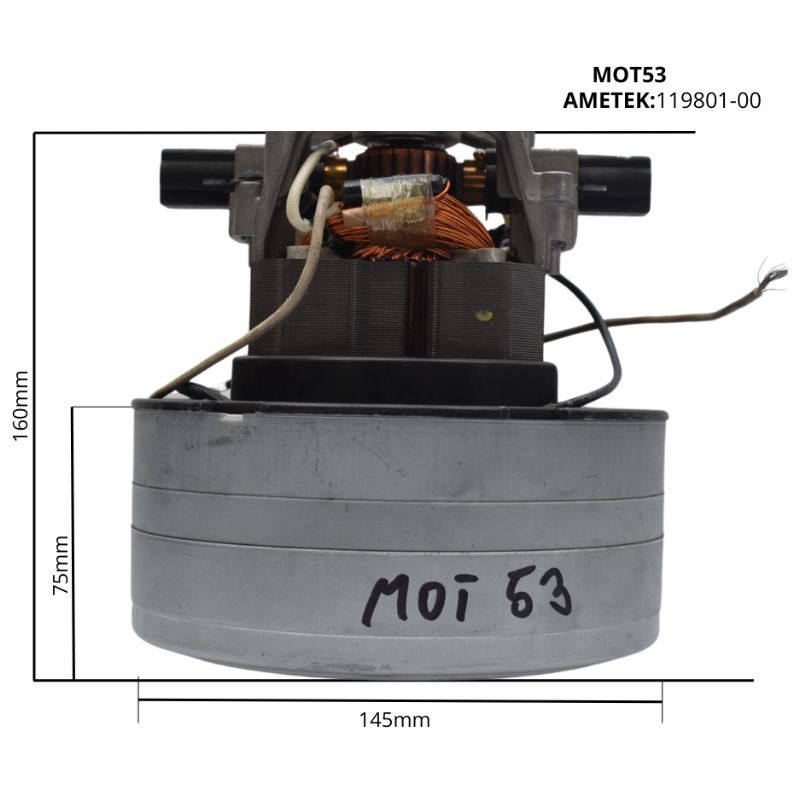 Silnik MOT53 do jednostek Duovac Simplici-T 523, TRU FLU - obrazek 3