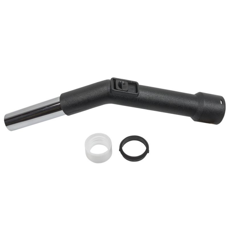 Uchwyt do węża ssącego z chromowaną końcówką