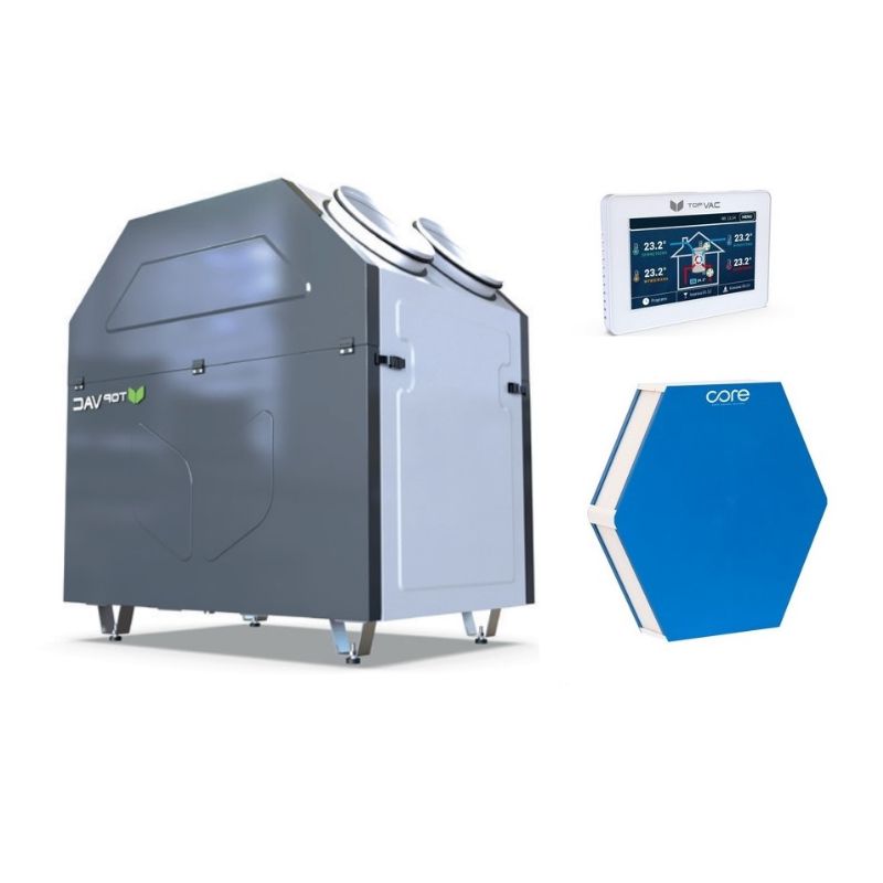 Centrala Wentylacyjna TopVac 800U, 1000U, 1200U - obrazek 2
