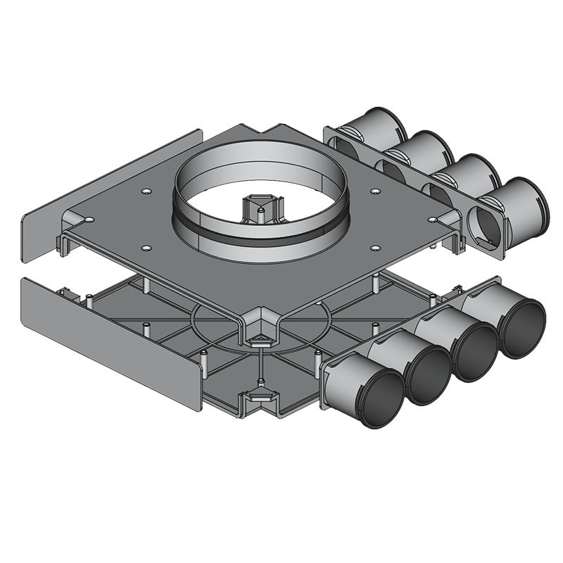 Rozdzielacz Końcowy Top FLEX DN200mm/DN63mm