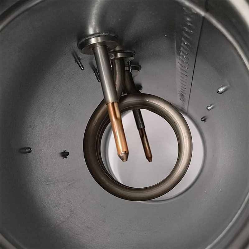 Nagrzewnica elektryczna kanałowa 400W DN125 z przewodem zasilającym i obejmami montażowymi do centrali wentylacyjnej TopVac Eko 260GV - obrazek 3