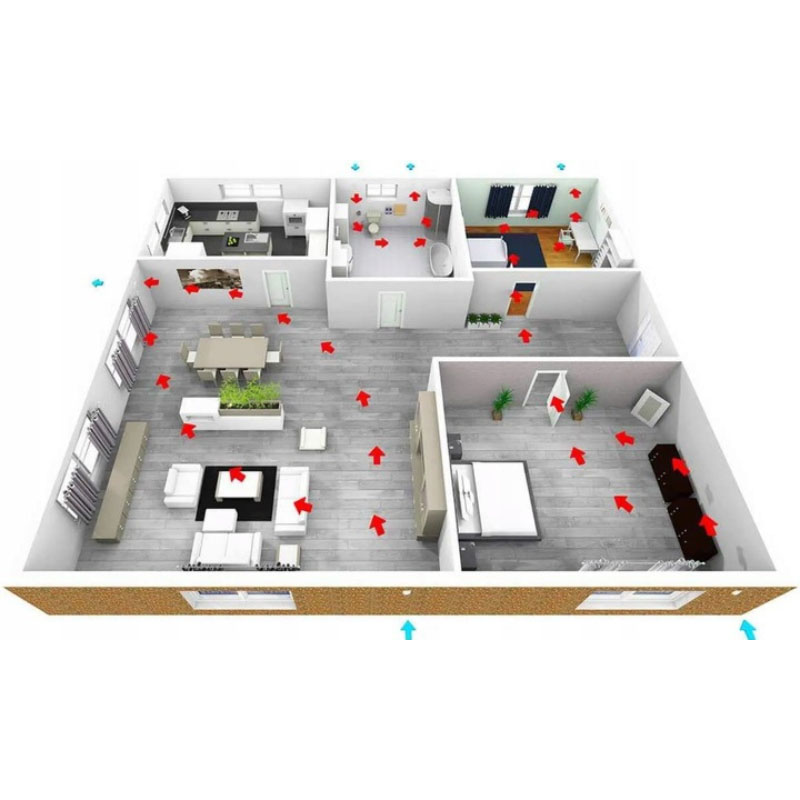 Rekuperator Decentralny TopVac ECO 50 m3/h - obrazek 7