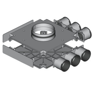 Rozdzielacz Końcowy Top FLEX DN160mm/DN75mm