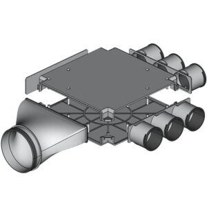 Rozdzielacz z Podejściem Bocznym Top FLEX DN160mm/DN75mm