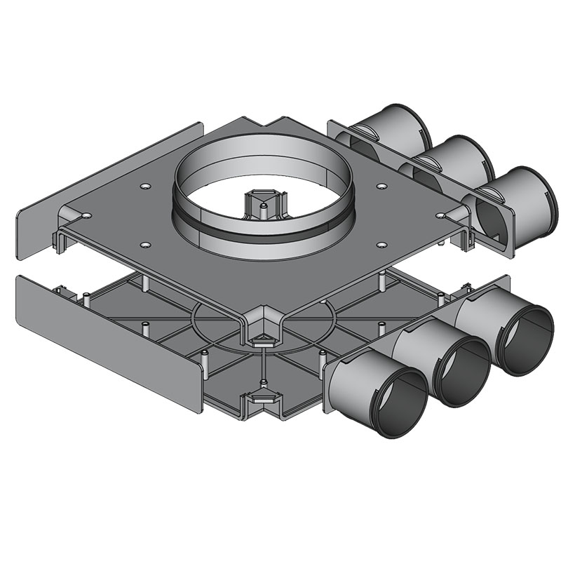 Rozdzielacz Końcowy Top FLEX DN200mm/DN75mm