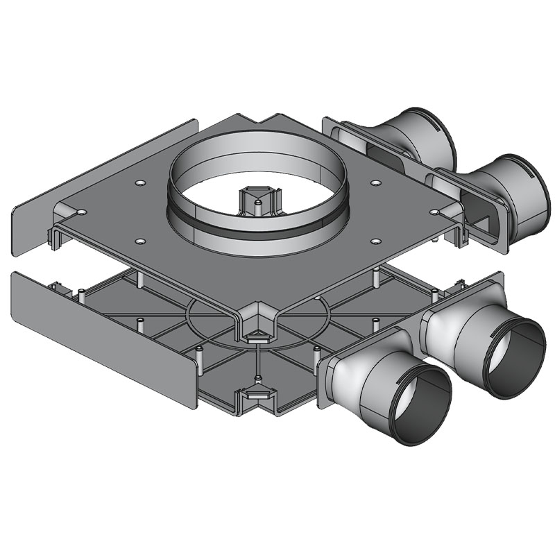 Rozdzielacz Końcowy Top FLEX DN200mm/DN90mm