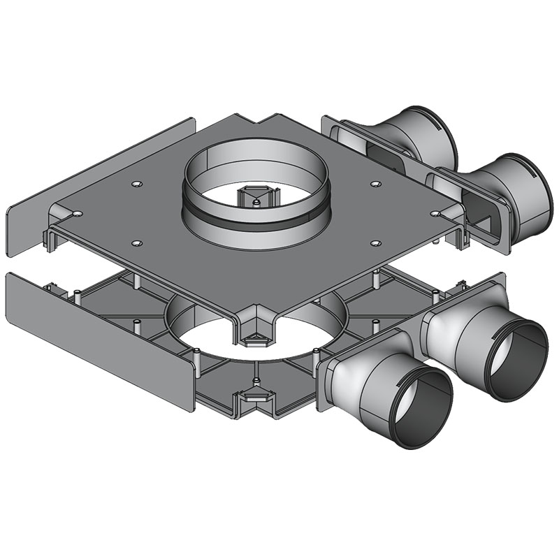 Rozdzielacz Przelotowy Top FLEX DN200mm/DN160mm/DN90mm