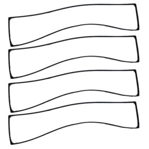 Uszczelka 28cm do rozdzielacza TopFlex, 4szt. (komplet na jeden rozdzielacz)