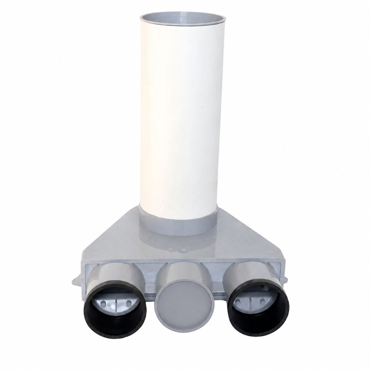 Skrzynka rozprężna TopFlex Premium DN125/2 x DN75 z przedłużką DN125/29cm - montaż nad stropem