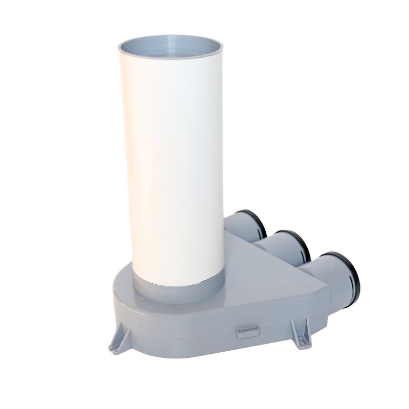 Skrzynka rozprężna TopFlex Premium DN125/2 x DN75 z przedłużką DN125/29cm - montaż nad stropem - obrazek 4