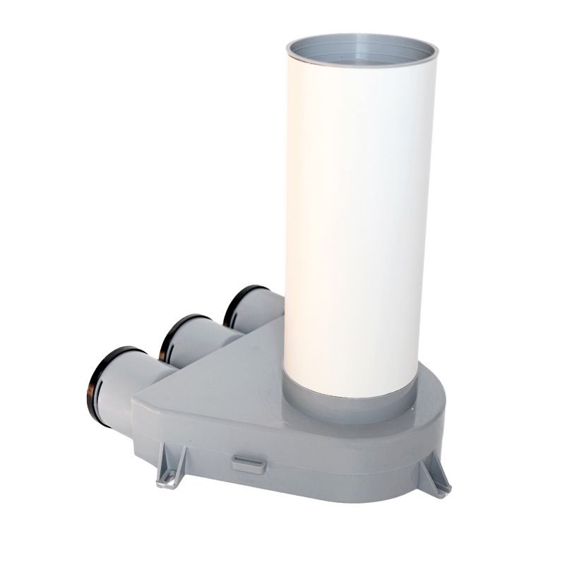 Skrzynka rozprężna TopFlex Premium DN125/2 x DN75 z przedłużką DN125/29cm - montaż nad stropem - obrazek 3