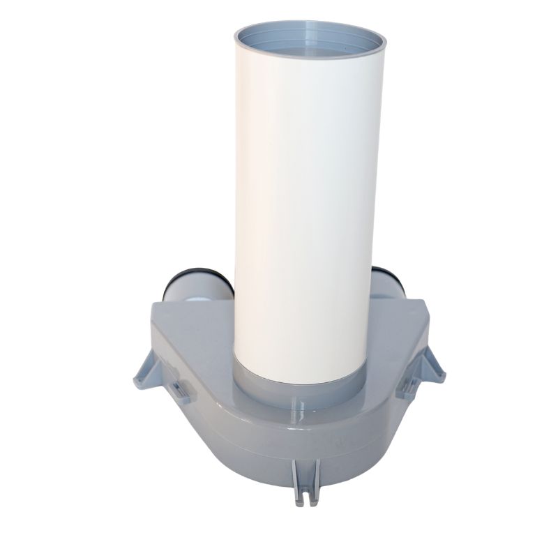 Skrzynka rozprężna TopFlex Premium DN125/2 x DN75 z przedłużką DN125/29cm - montaż nad stropem - obrazek 2