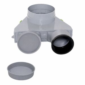 Skrzynka rozprężna TopFlex Premium DN125/1 x DN90 - montaż pod stropem
