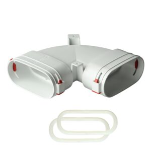 Kolano poziome system płaski TopFlex 52mm x 117mm (komplet z klipsami i uszczelkami)