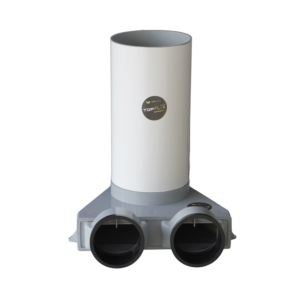Skrzynka rozprężna TopFlex Premium DN160/2 x DN90 z przedłużką - montaż pod stropem